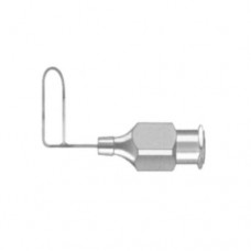 Fukasaku HydroChop Cannula Vertically Flattened Tip - Dual Side ports Stainless Steel, Gauge 23